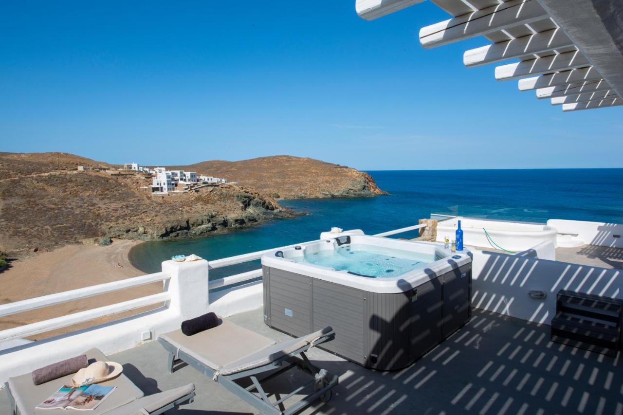 Villa Merhia Seaview Oasis With Pool & Hot Tub Kültér fotó